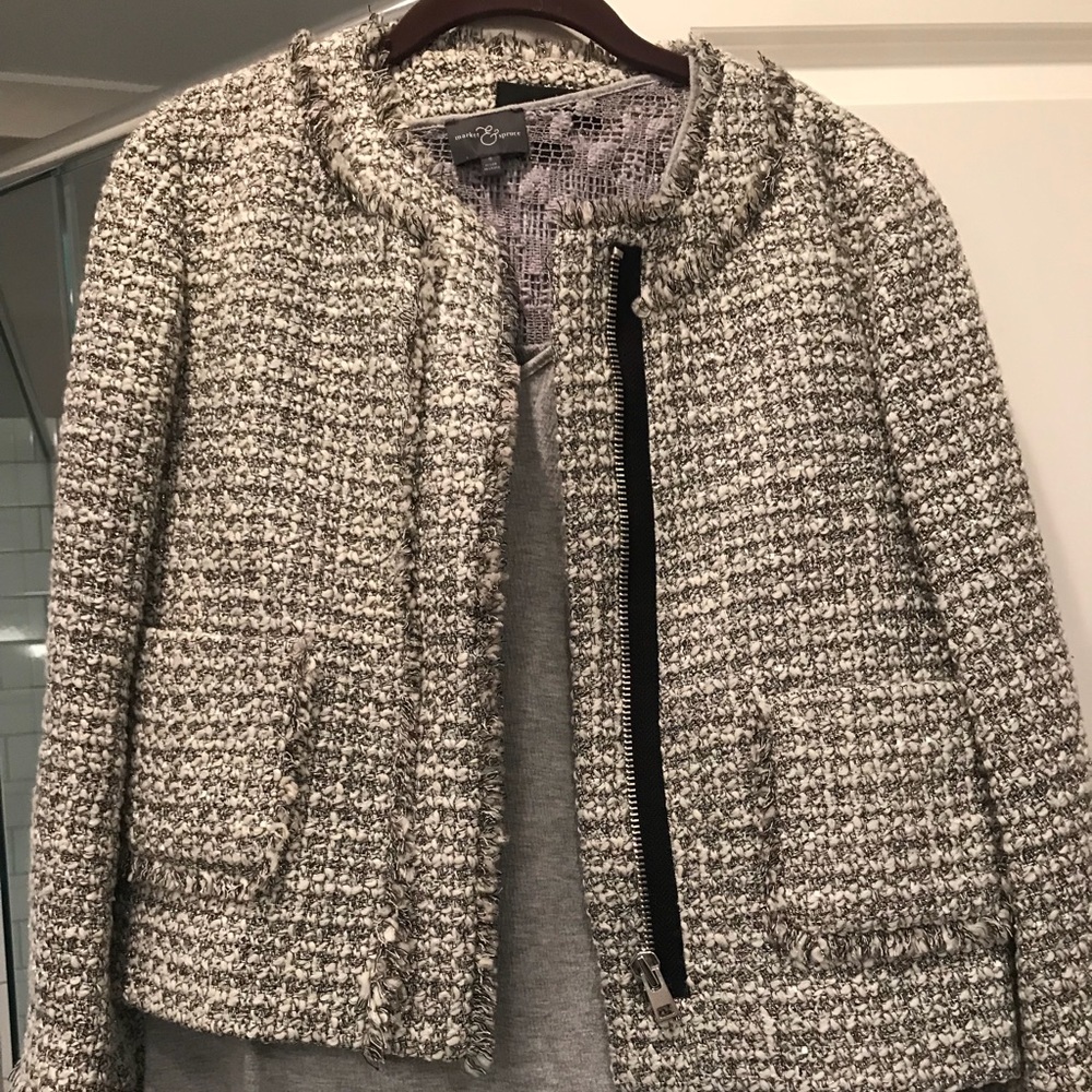 Tweed jcrew jacket: size 8